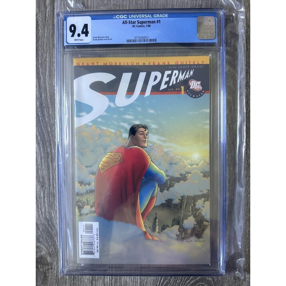 DC All-Star Superman #1 CGC 9.4 White Pages 2006 Grant Morrison Frank Quitely